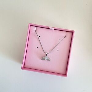 Stainless Steel Natural Opal Necklace